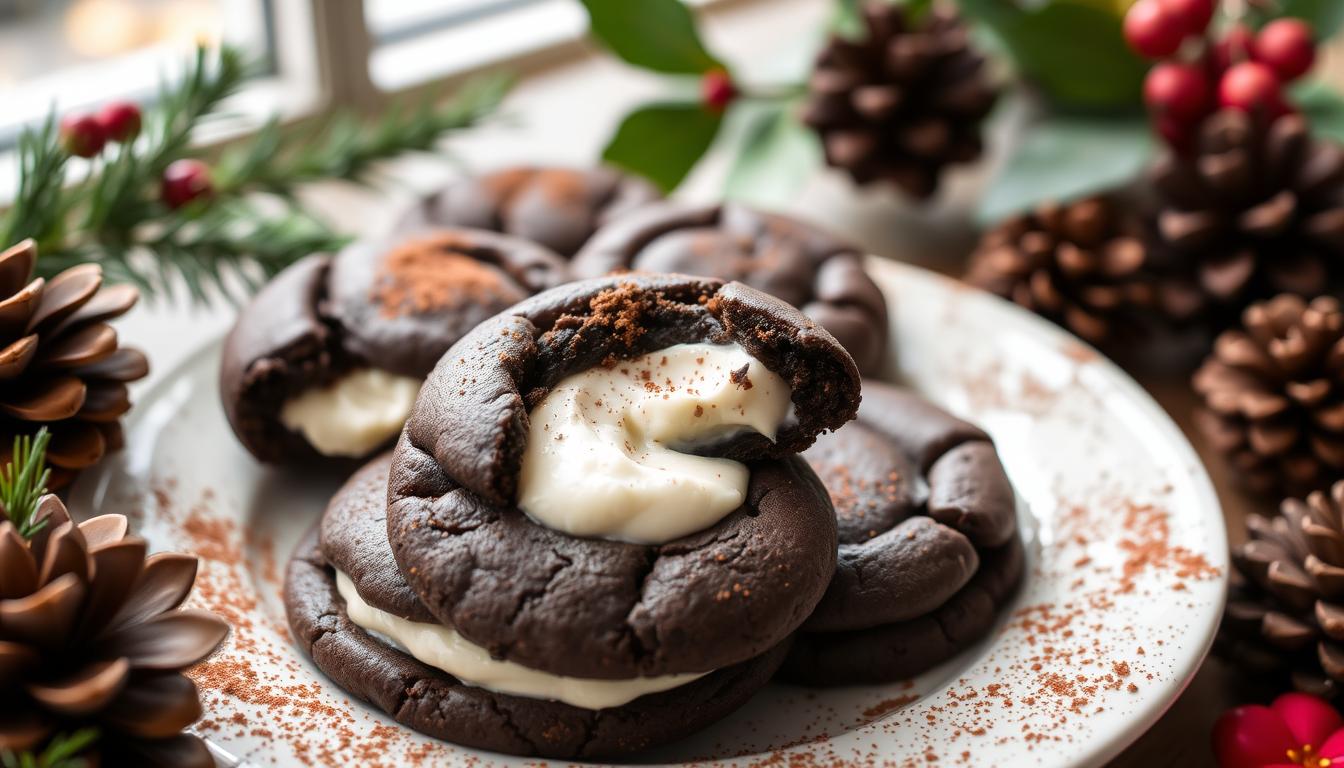 Black Velvet Cheesecake Cookies