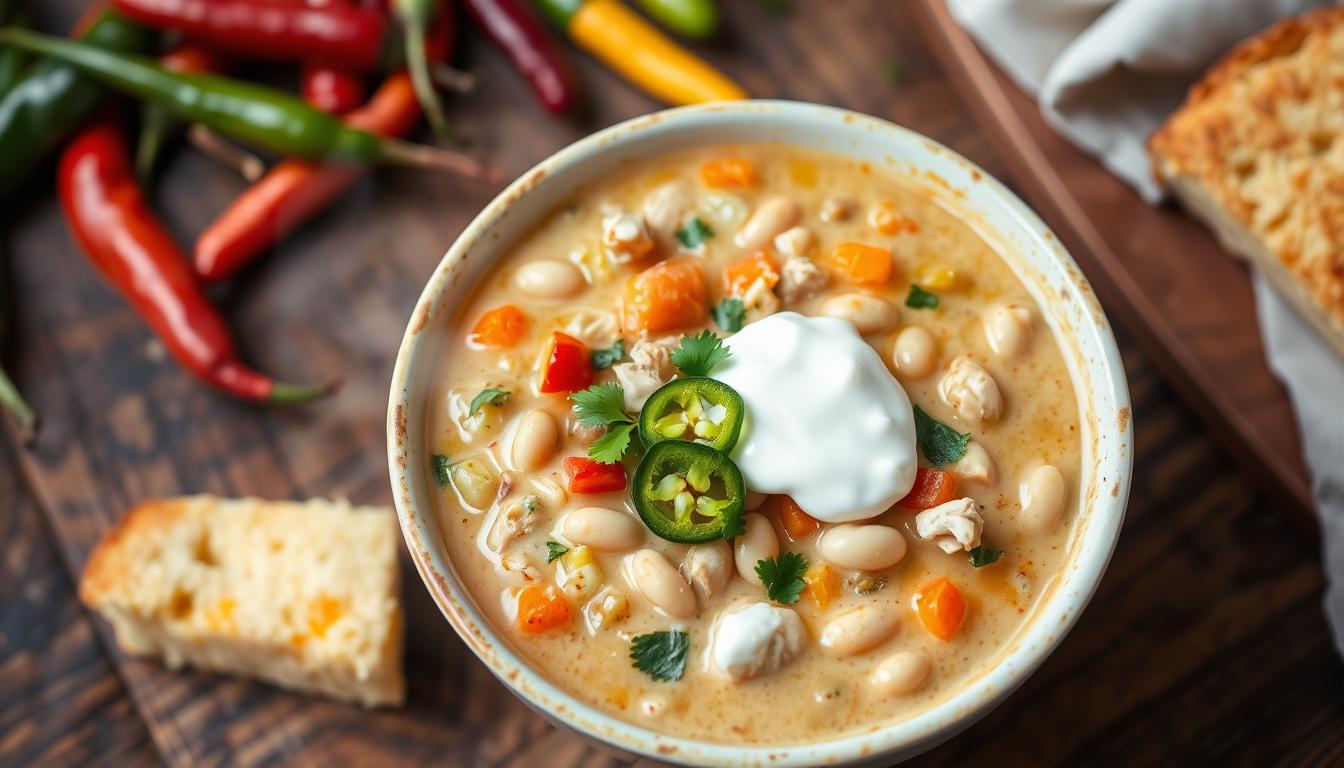 Cajun White Chicken Chili