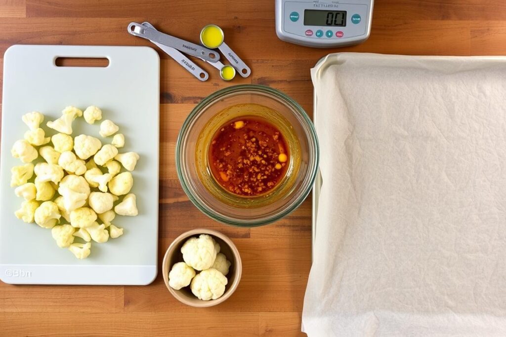 Cauliflower wing preparation tools