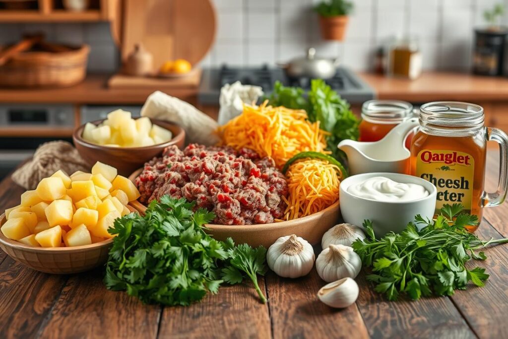 Cheeseburger Soup Ingredients