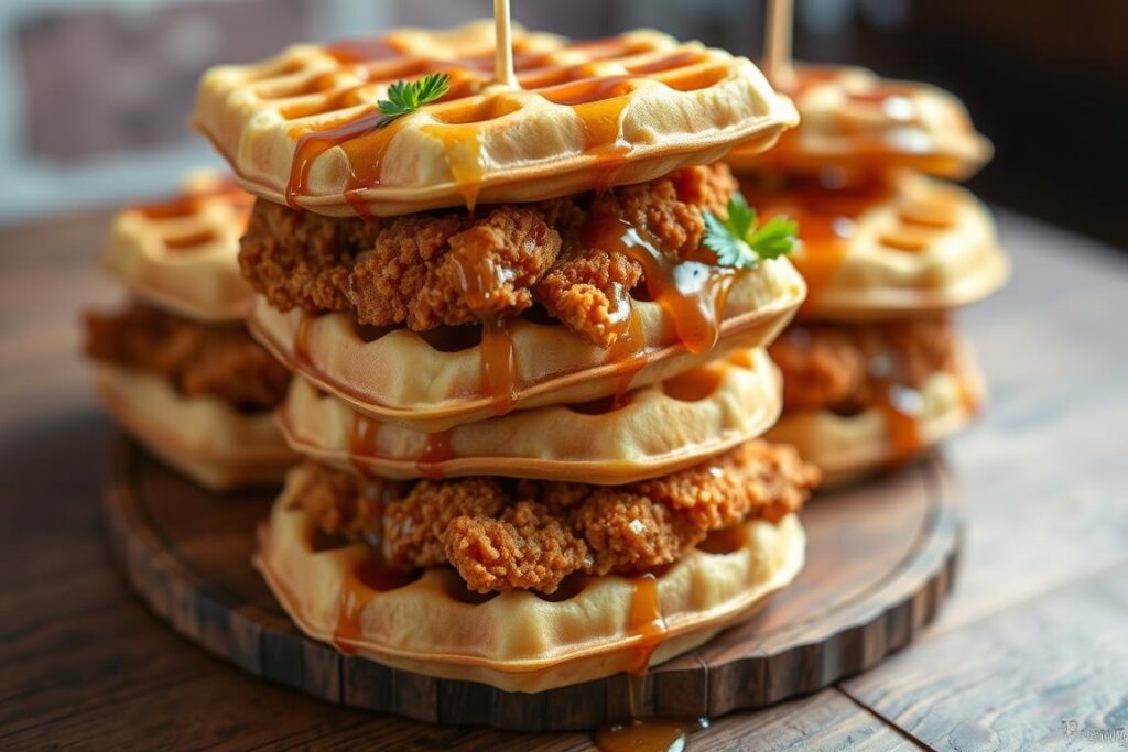 Chicken And Waffle Sliders