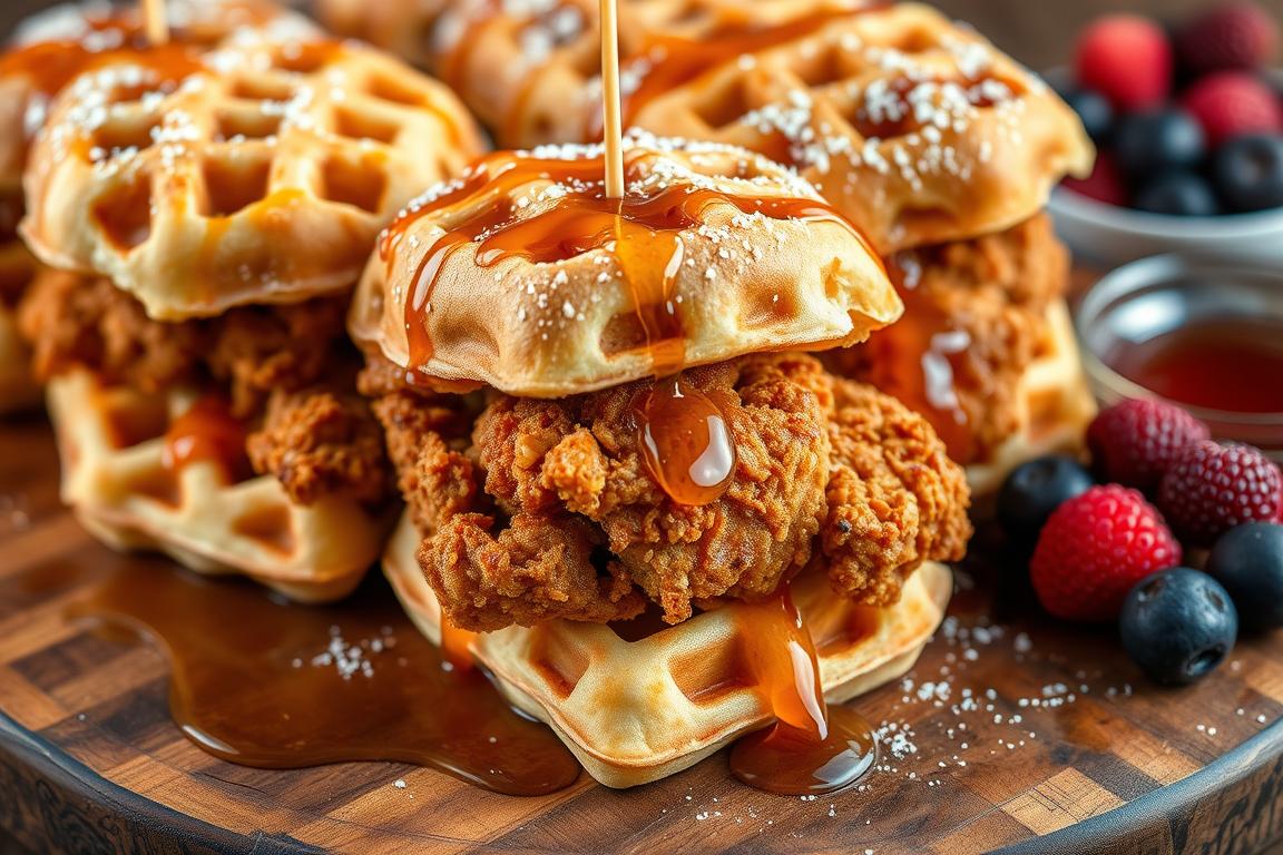 Chicken And Waffle Sliders