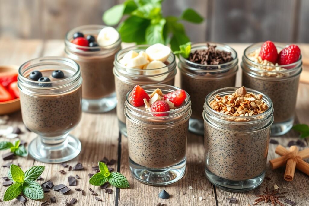 Chocolate Chia Pudding Variations