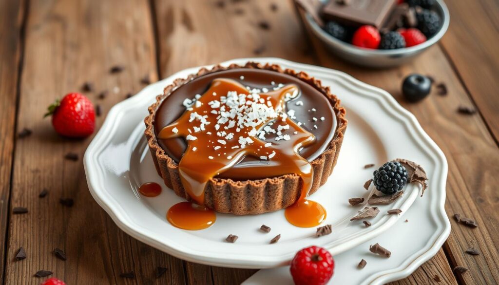 Chocolate Salted Caramel Tart