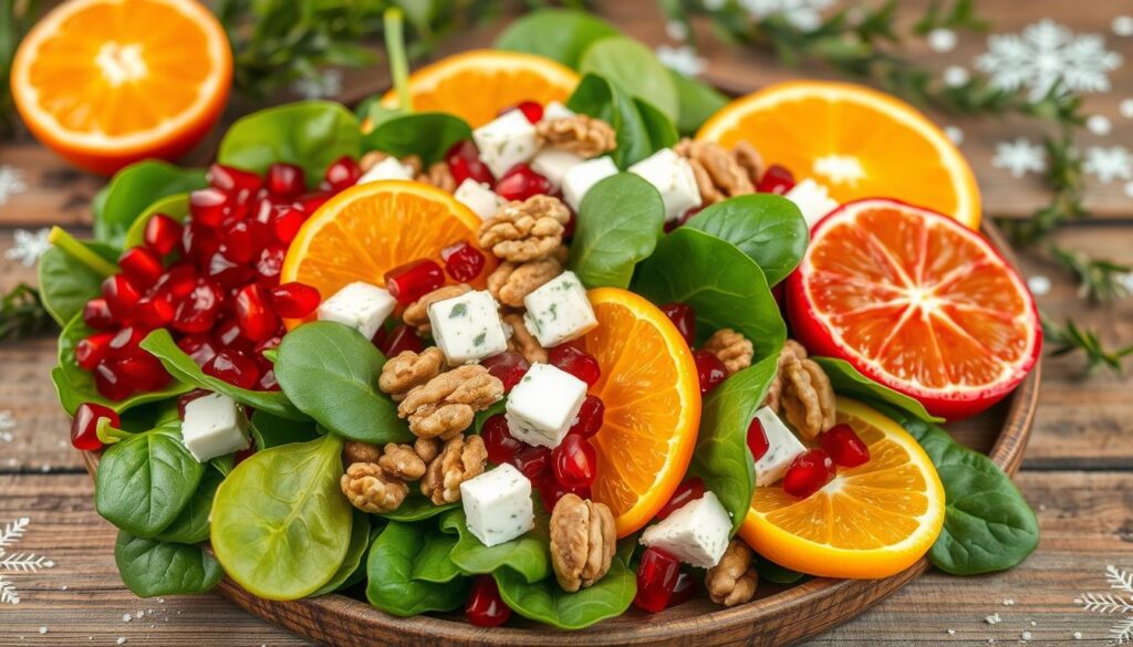 Christmas salad ingredients