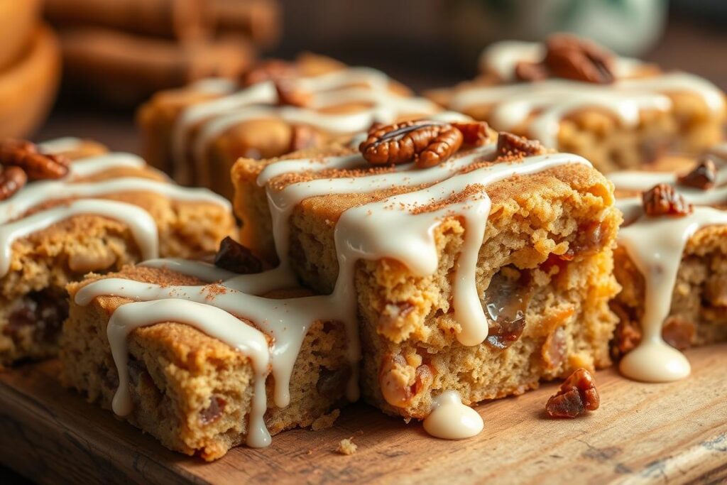 Cinnamon Roll Blondies