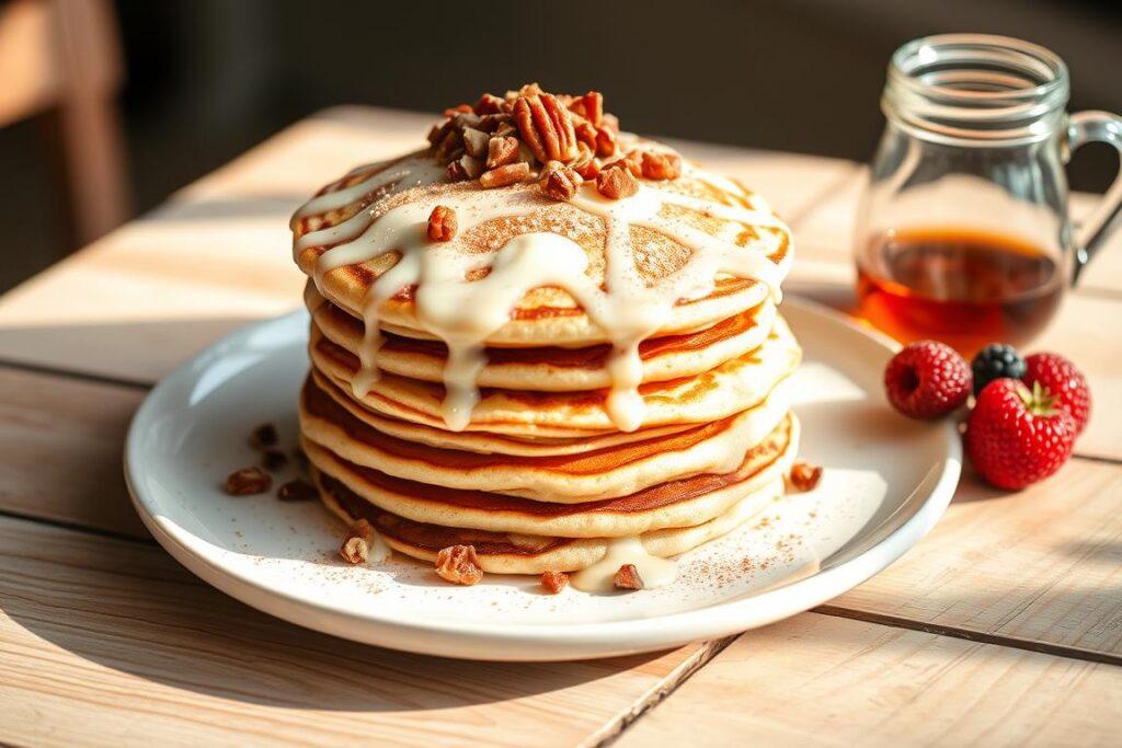 Cinnamon Roll Pancakes