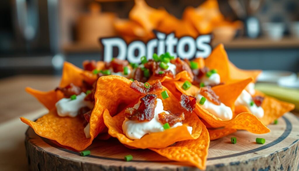 Cream Cheese and Bacon Stuffed Doritos