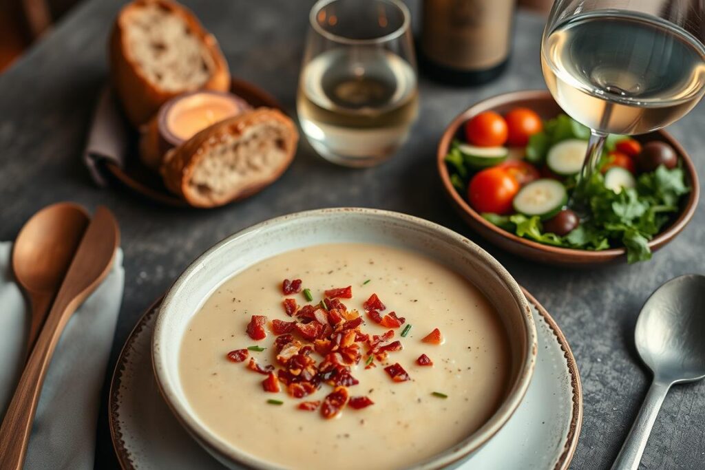 Cream of Bacon Soup Serving Ideas