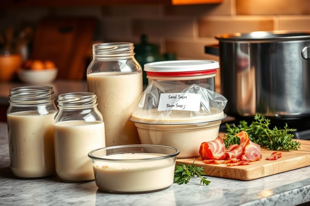 Cream of Bacon Soup Storage Methods