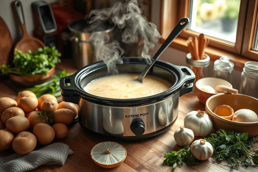 Crock Pot Potato Soup Cooking Instructions