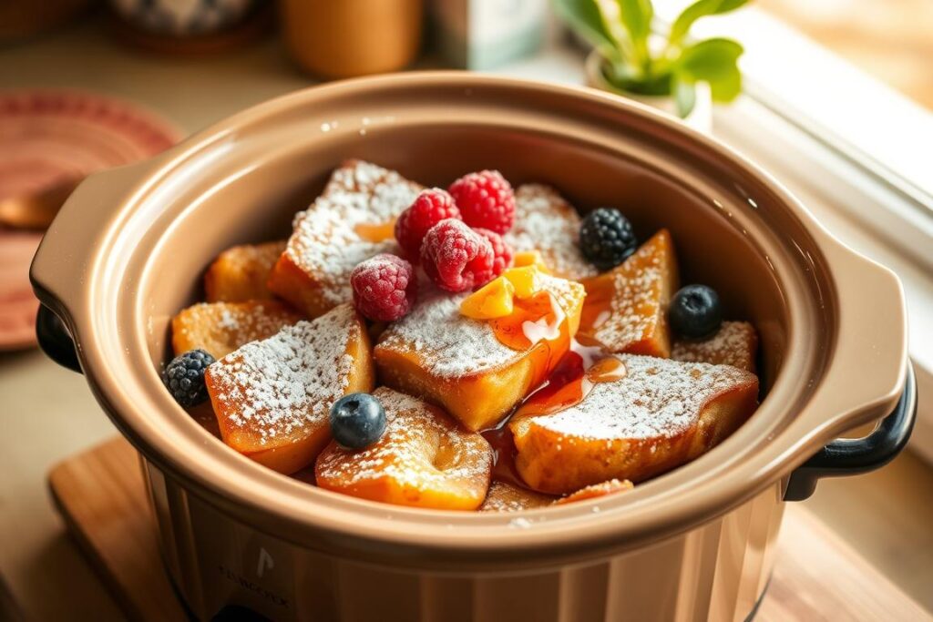 Crockpot French Toast Casserole