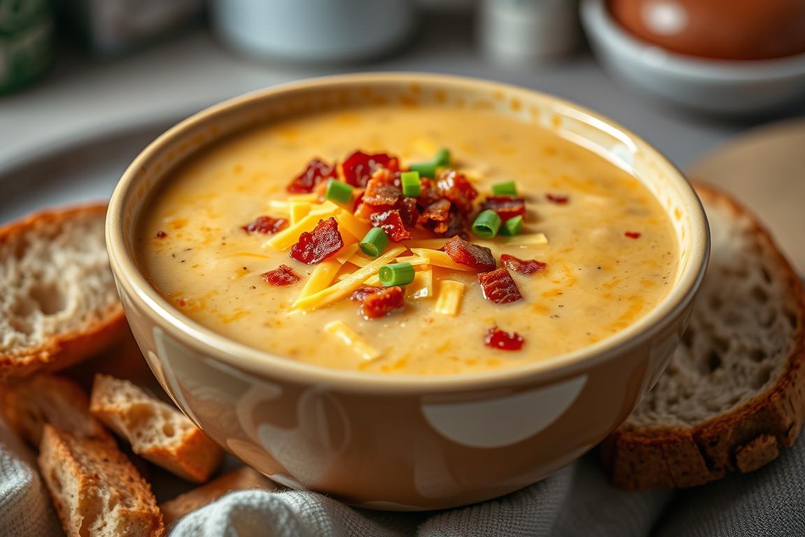 Easy Cheeseburger Soup