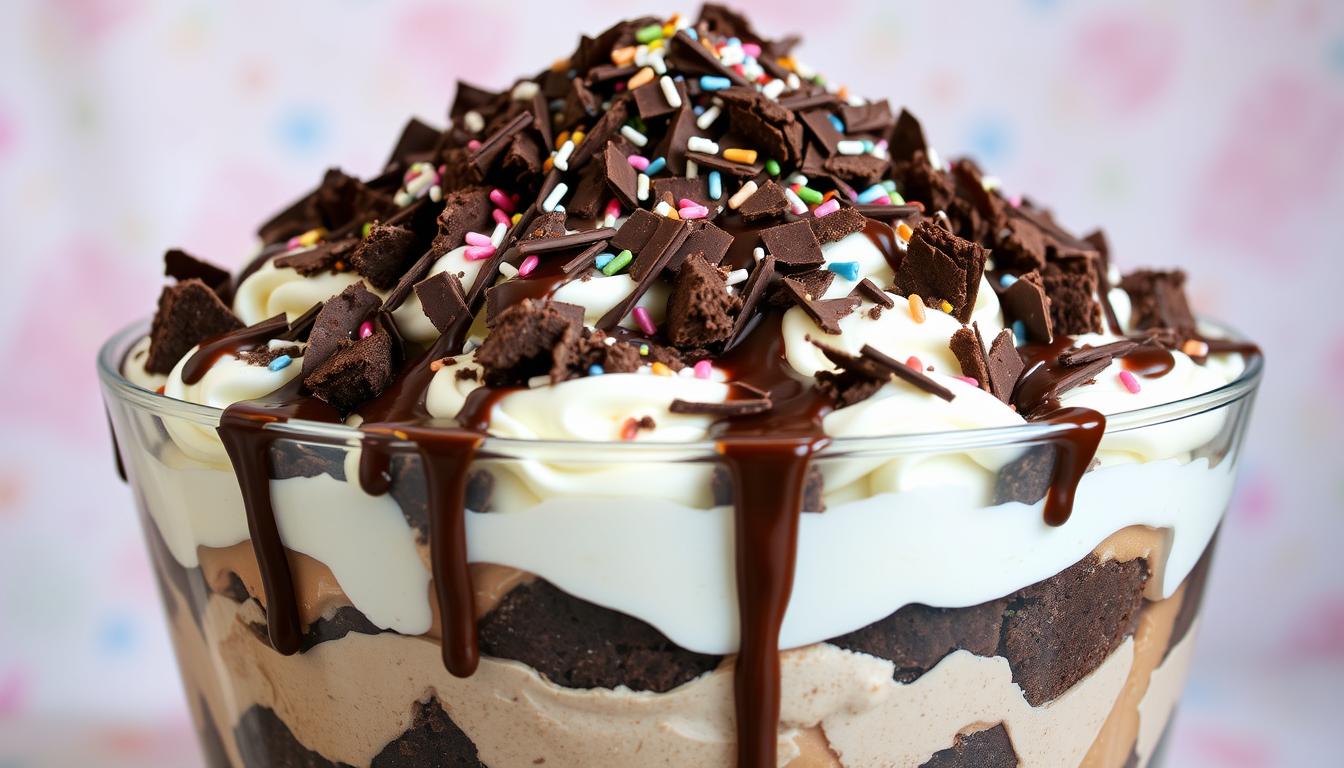 Epic Chocolate Overload Explosion Trifle