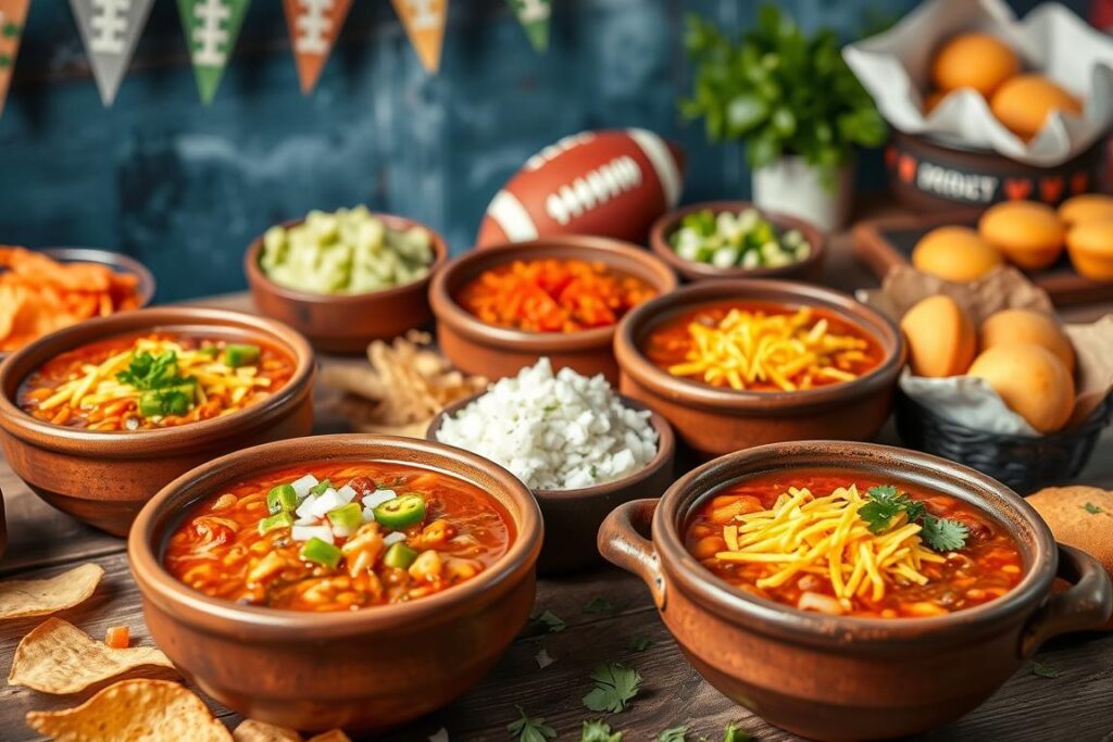 Game Day Chili Serving Suggestions