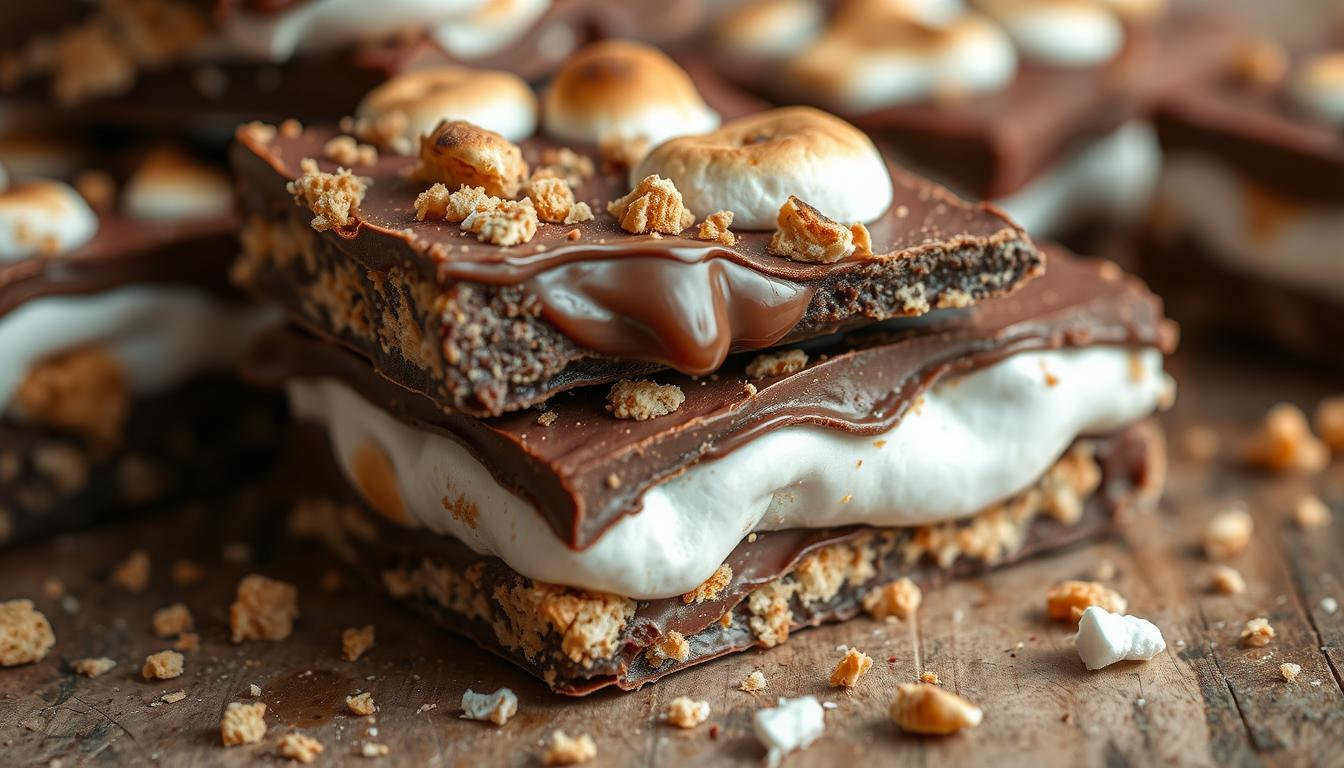 Gooey S'mores Chocolate Bars