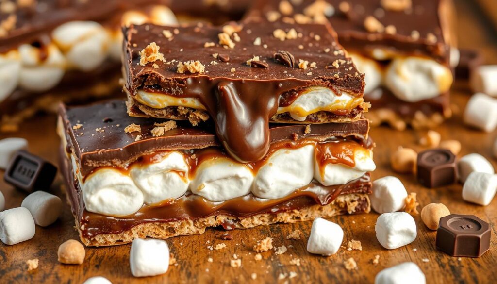 Gooey s'mores bars