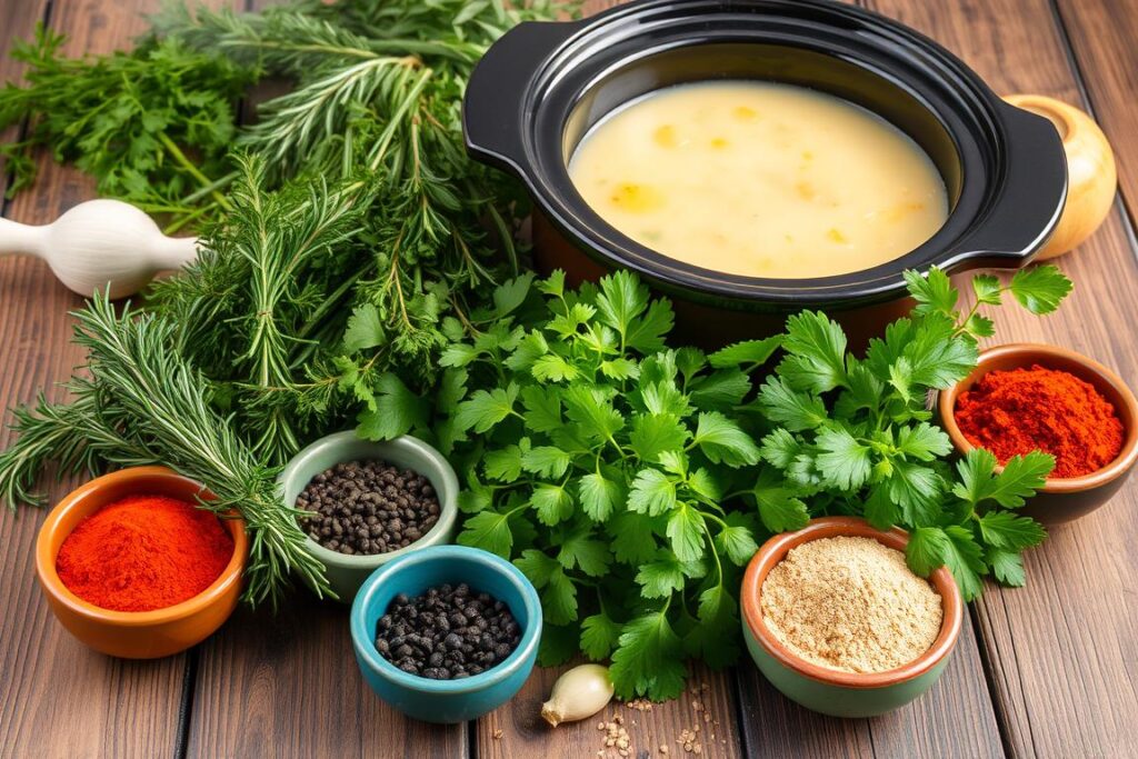 Herbs and Spices for Potato Soup