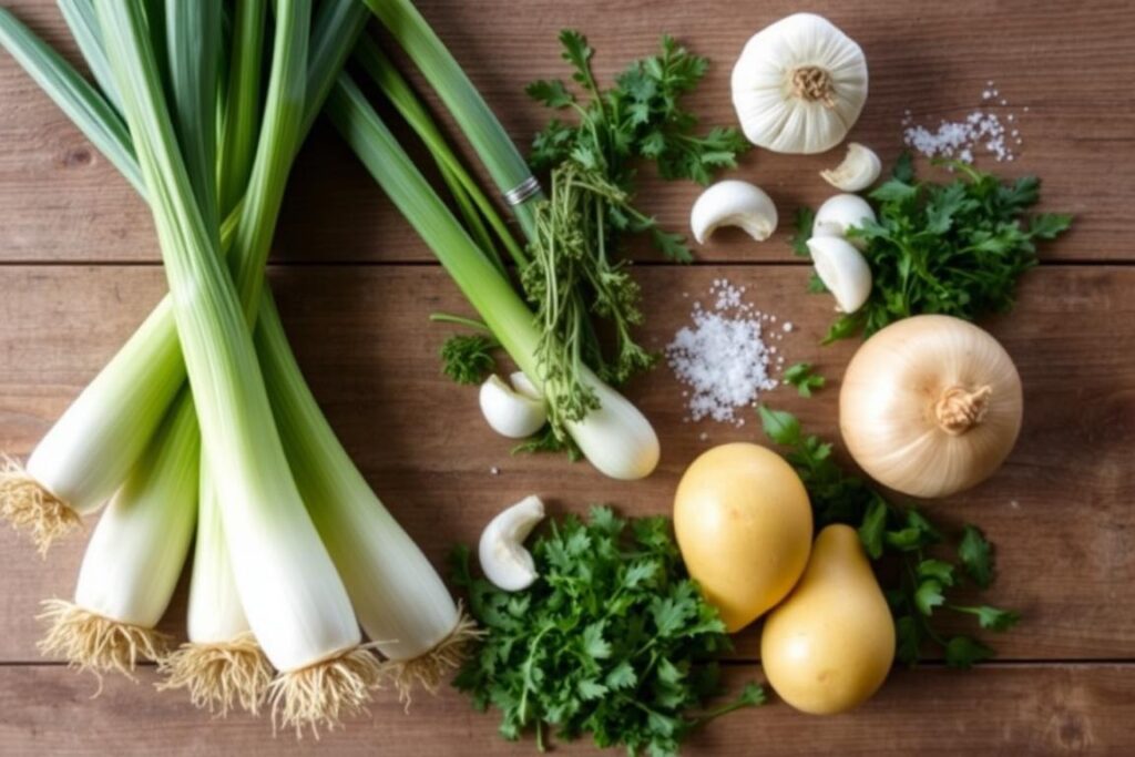 Leek and Potato Soup Ingredients