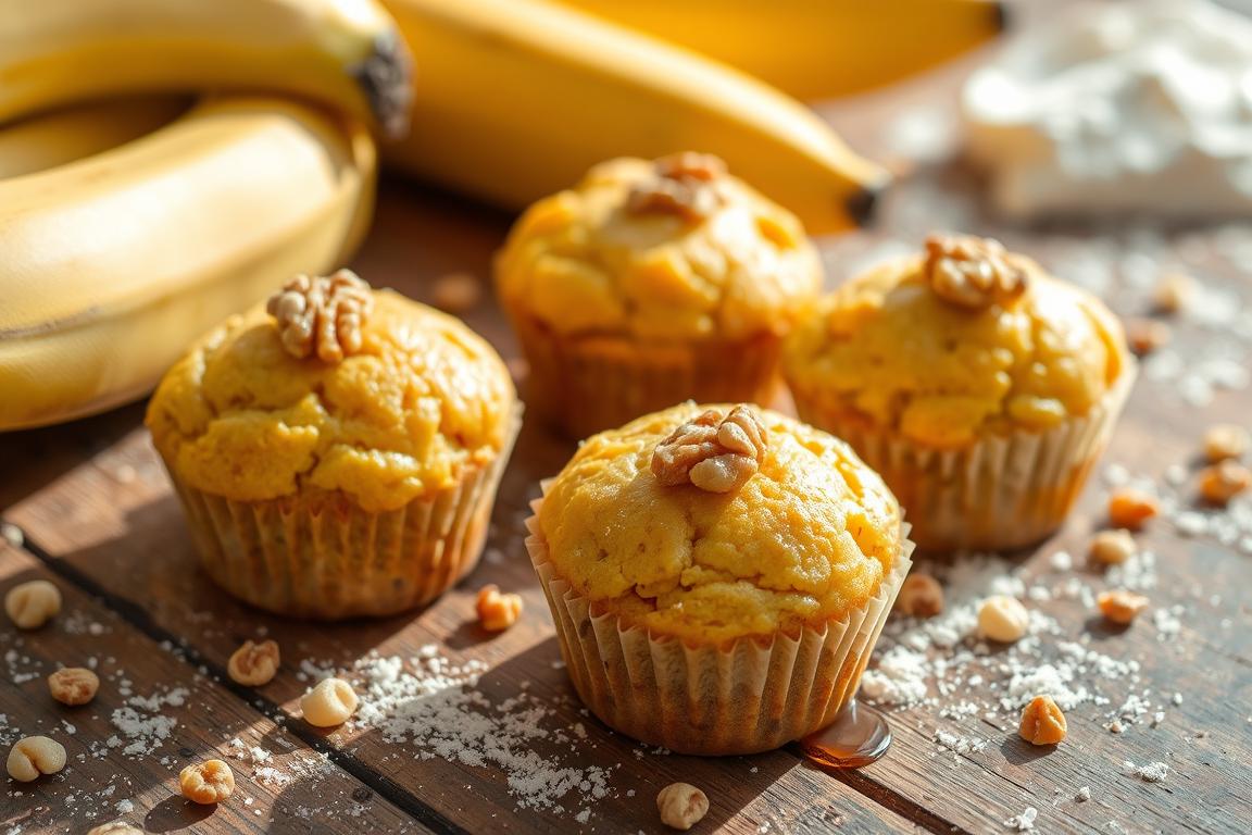 Mini Banana Bread Muffins