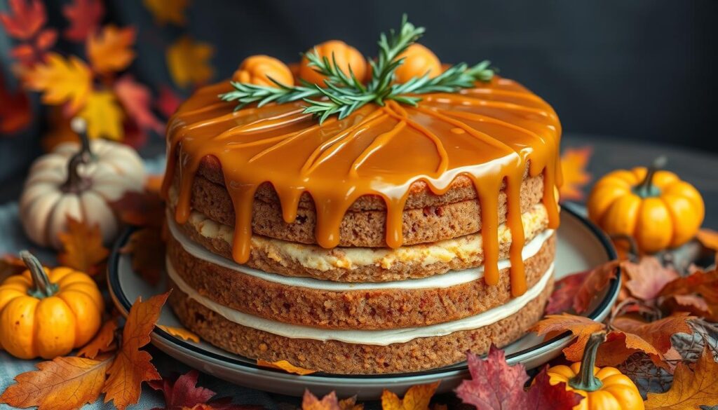 Salted Caramel Harvest Cake