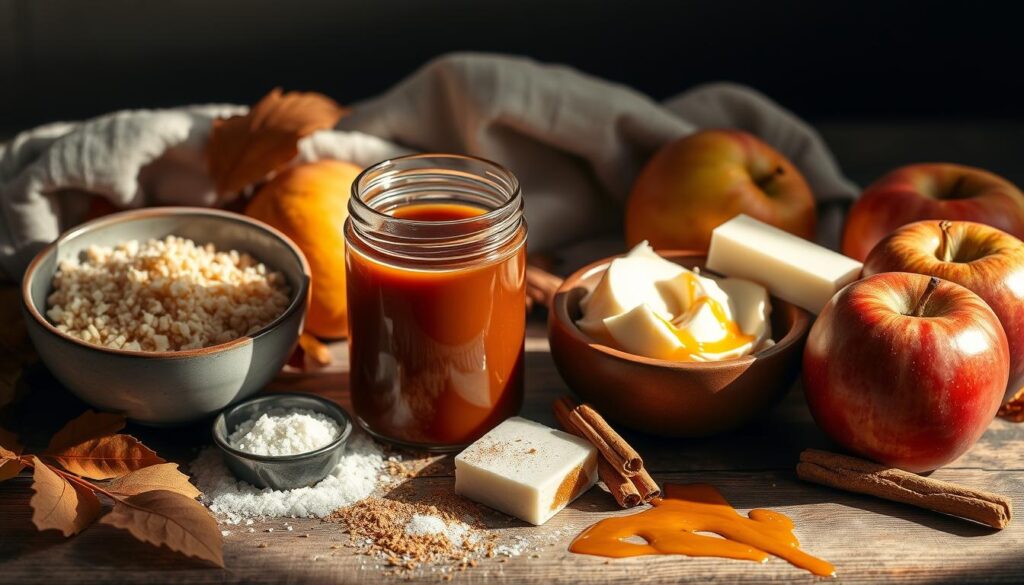 Salted caramel ingredients