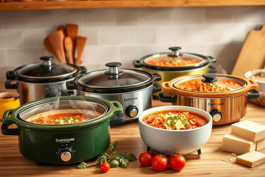 Slow Cookers for Lasagna Soup