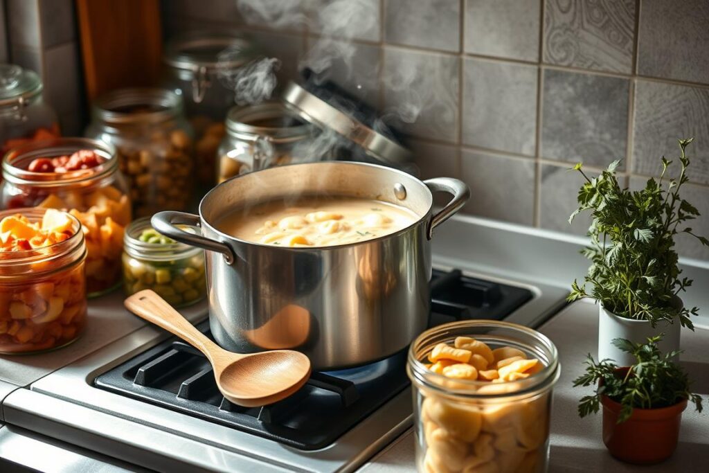 Storing Creamy Tortellini Soup