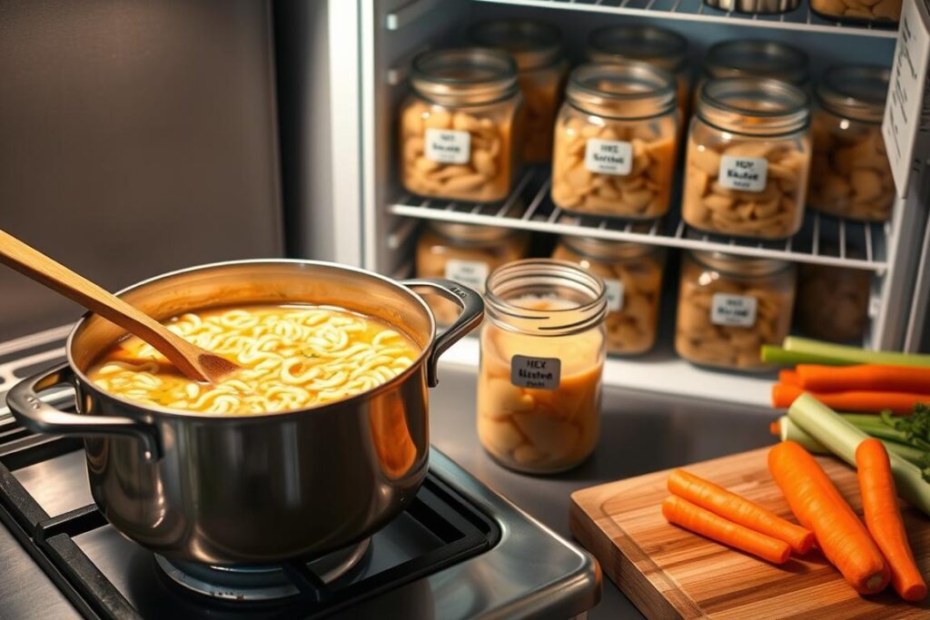 Storing Gluten Free Chicken Noodle Soup