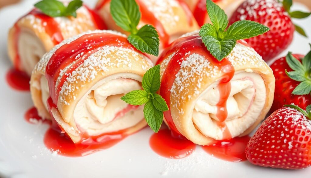 Strawberry Cheesecake Rolls