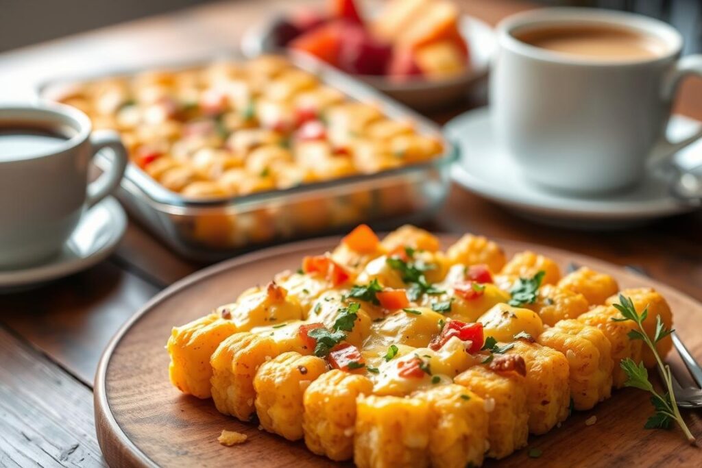 Tater Tot Sausage Breakfast Casserole