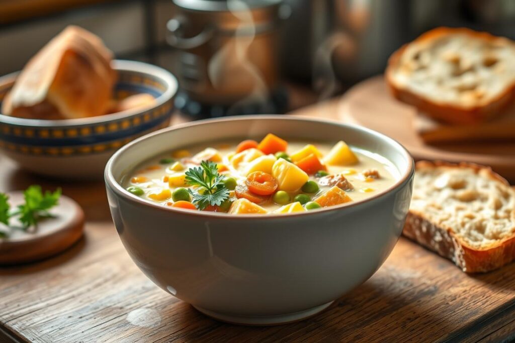 Vegetable Chowder Comfort Meal