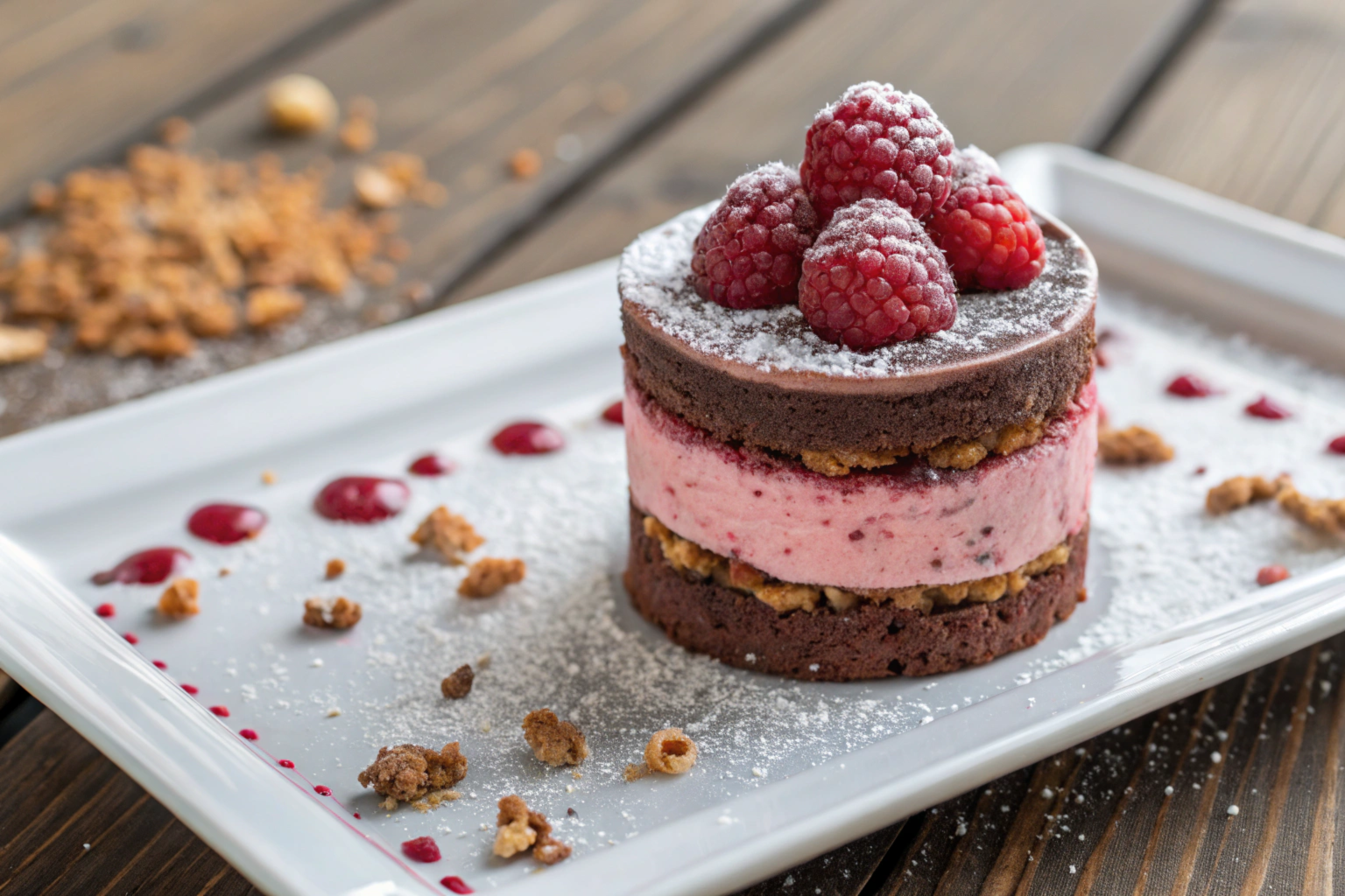 Chocolate Raspberry Bavarois