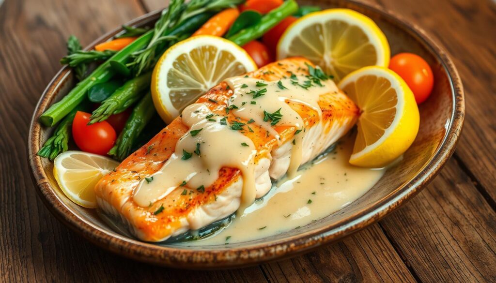 baked salmon fillet