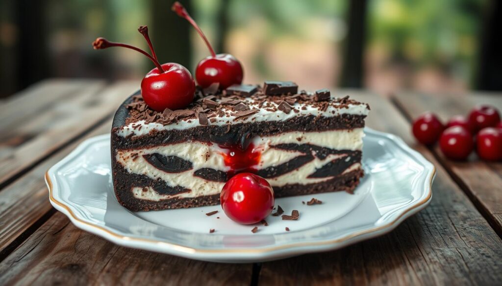 black forest cheesecake