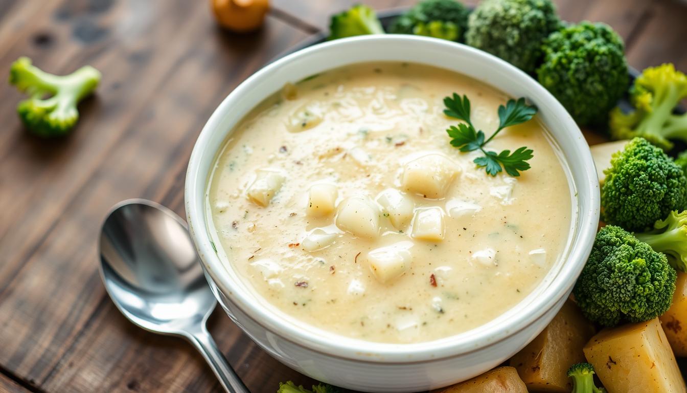 broccoli potato cheese soup