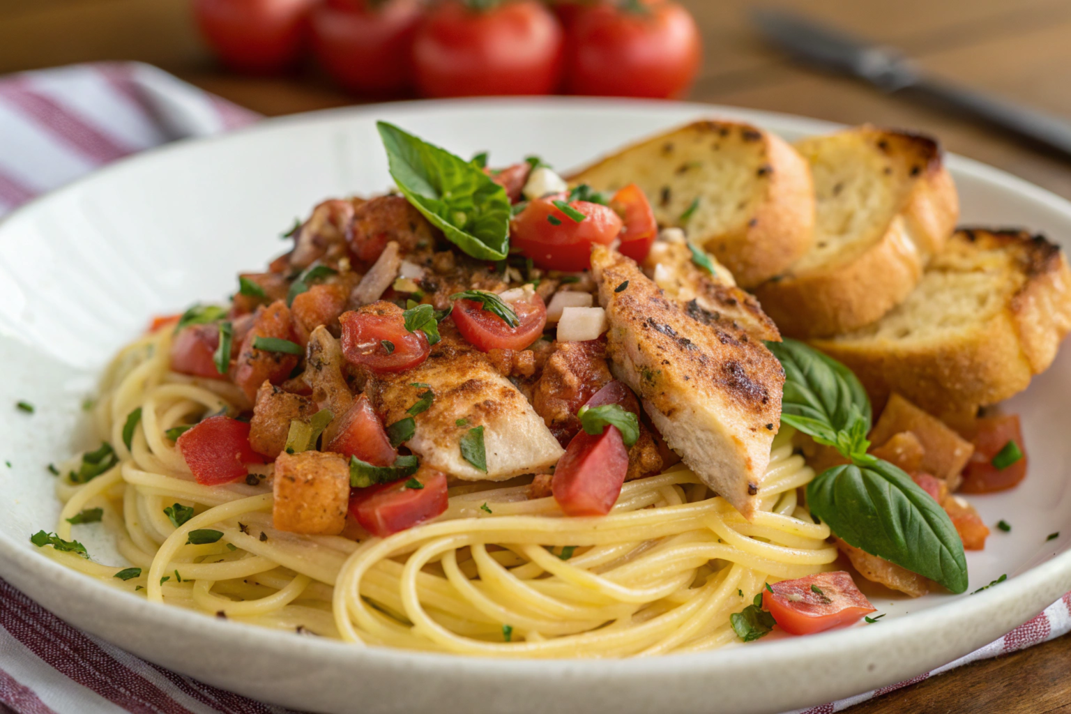 Bruschetta Chicken Pasta