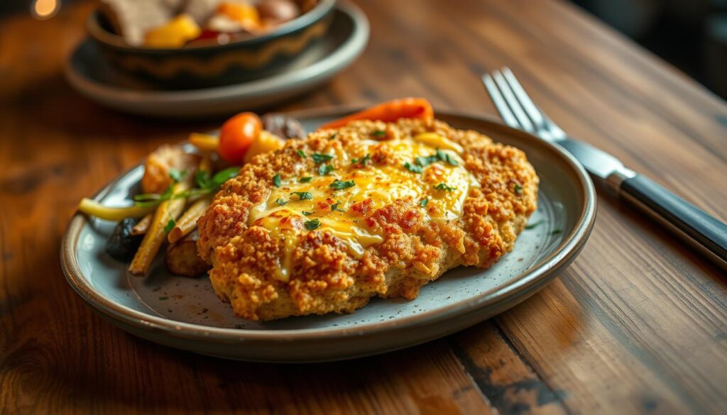 cheese crusted chicken