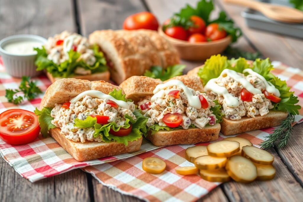 chicken salad sandwiches