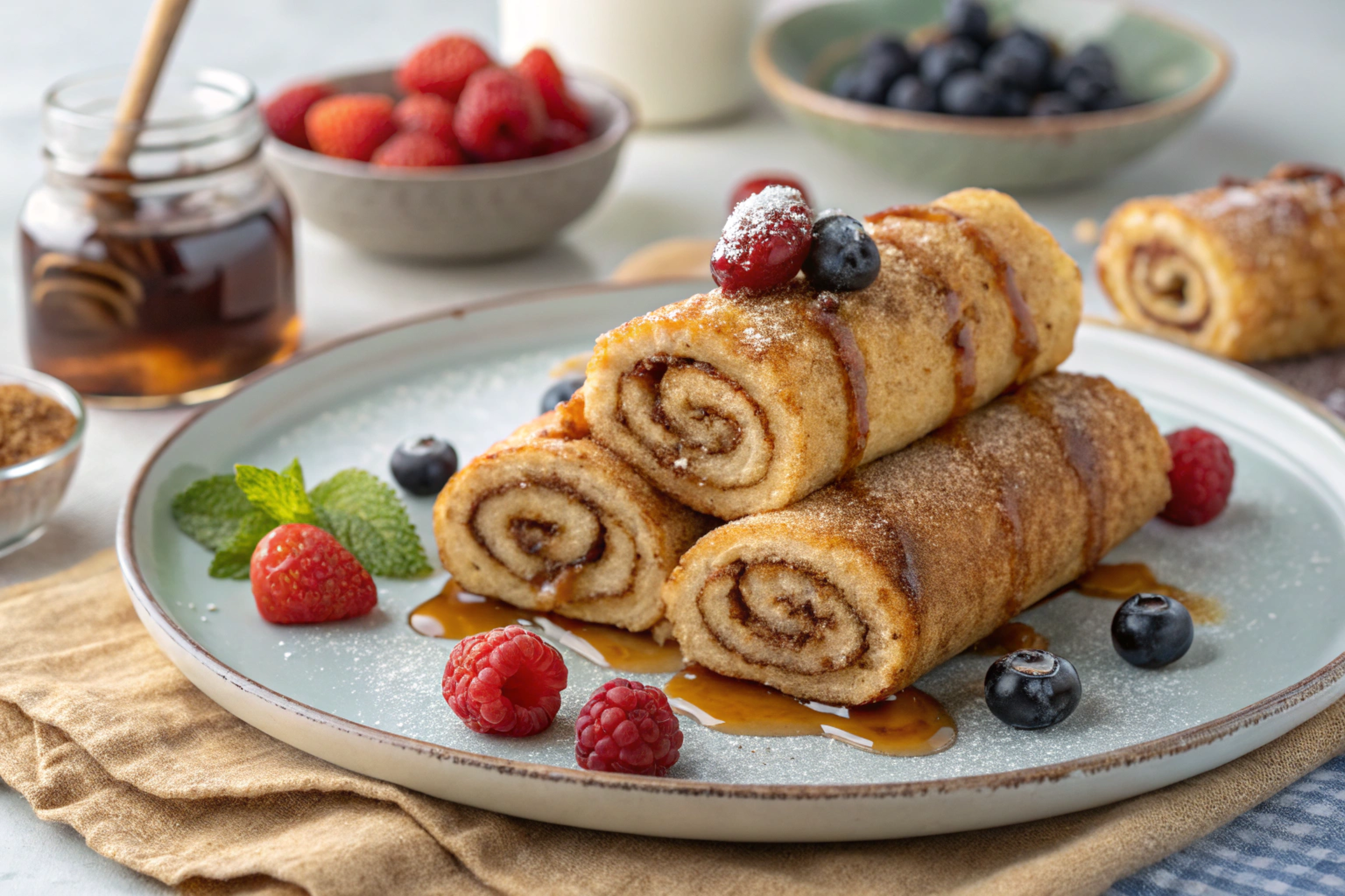 Cinnamon Roll French Toast Roll-Ups Recipe | Easy Breakfast