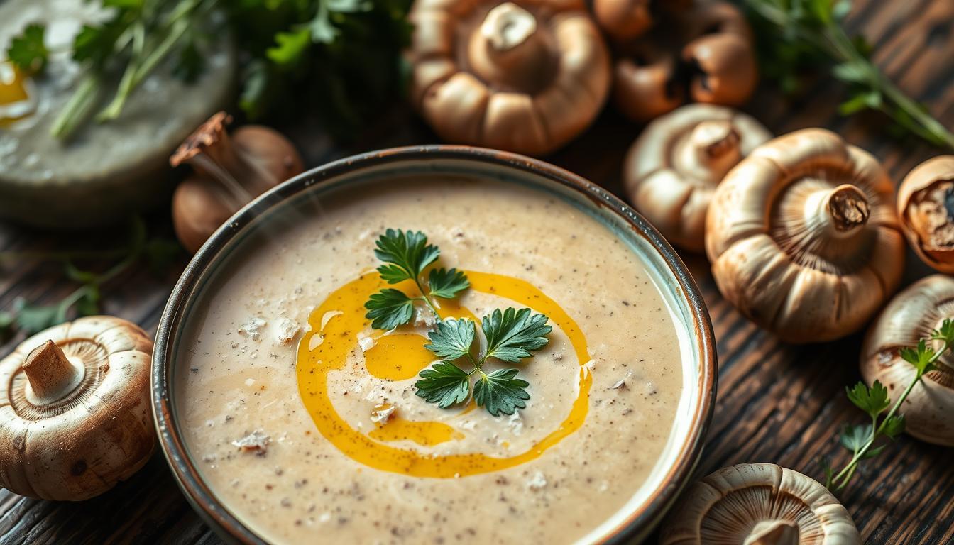 creamy mushroom soup