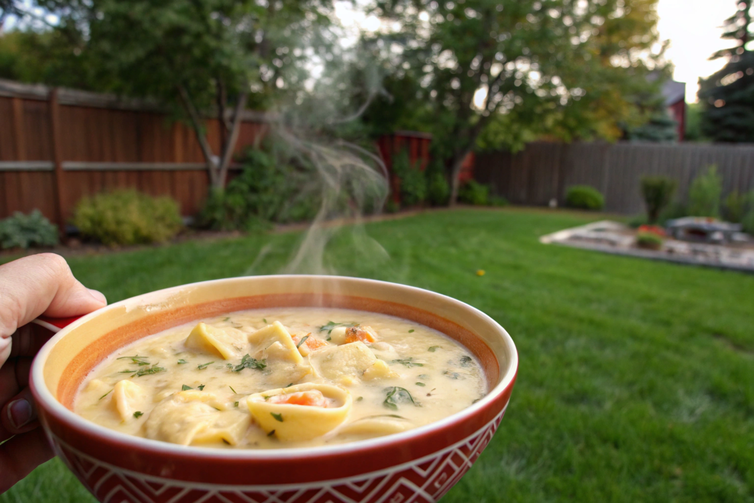 Creamy Tortellini Soup with Cream Cheese