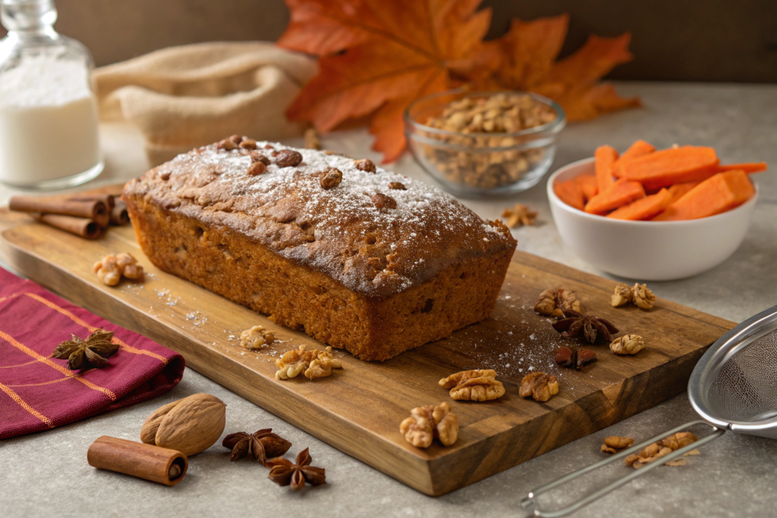 Easy Homemade Carrot Bread | Perfect Fall Recipe