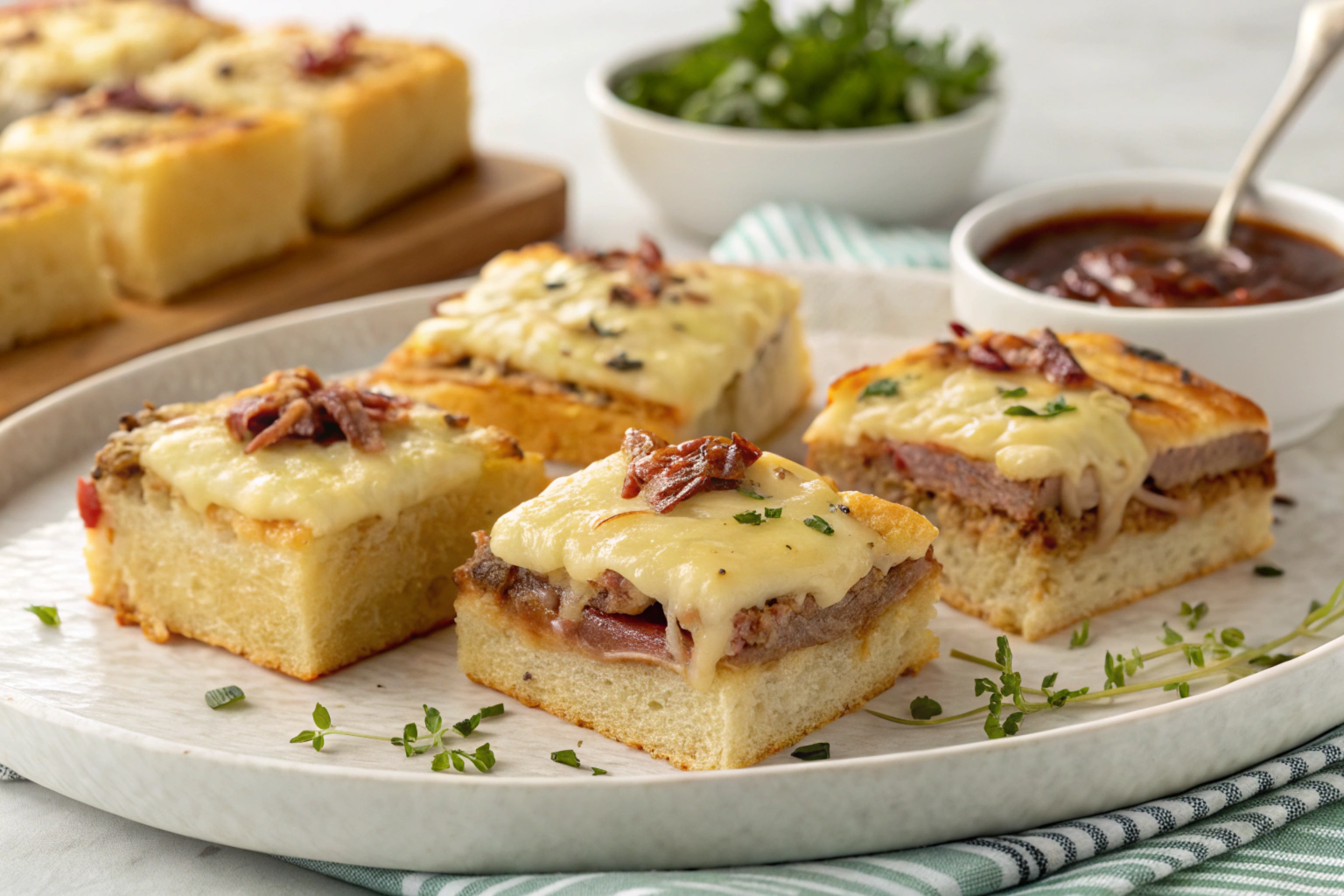 French Dip Squares: An Easy Party Appetizer