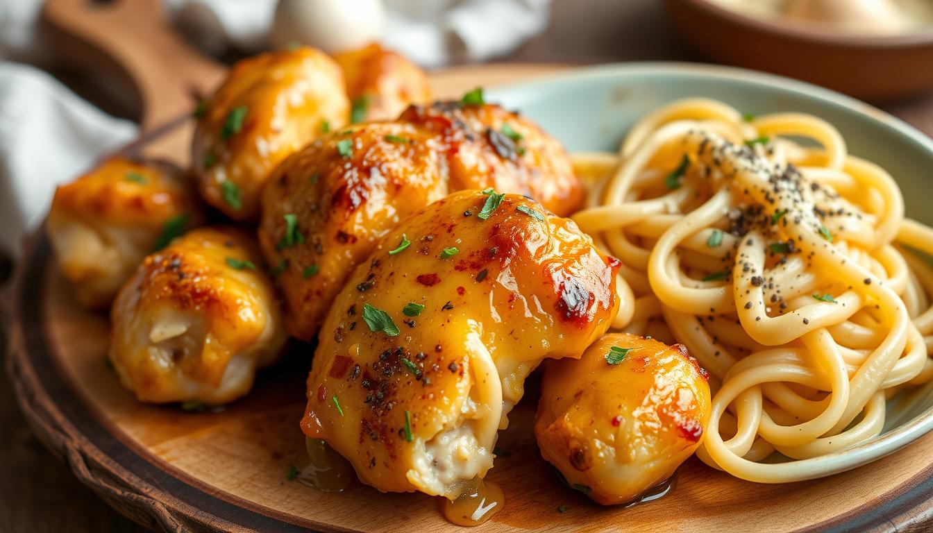 garlic butter chicken bites