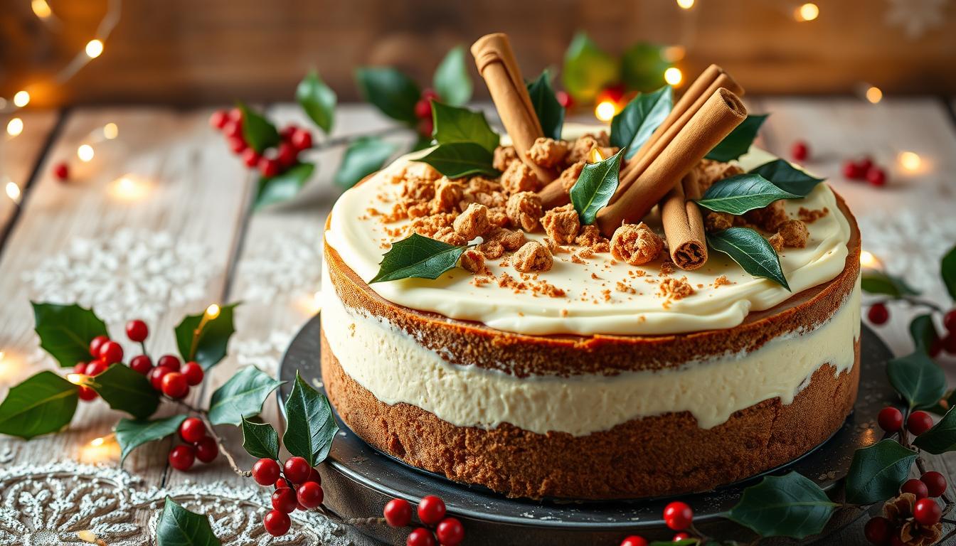 gingerbread cheesecake