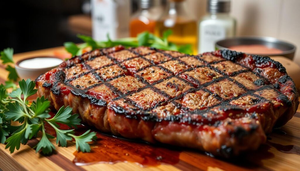 grilled steak