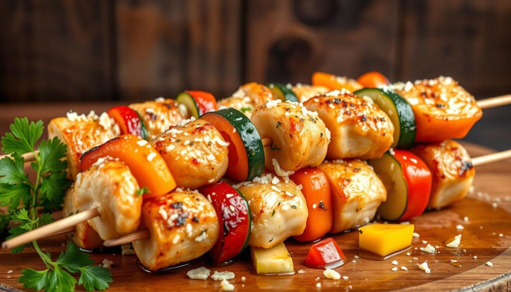 healthy chicken skewers