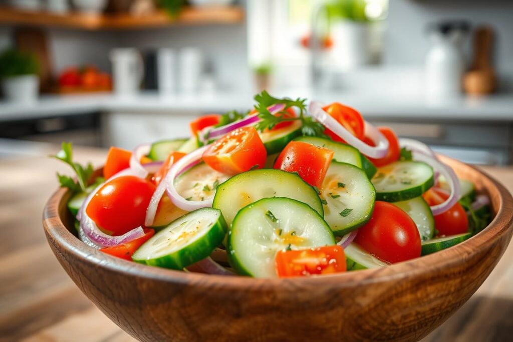 healthy cucumber salad