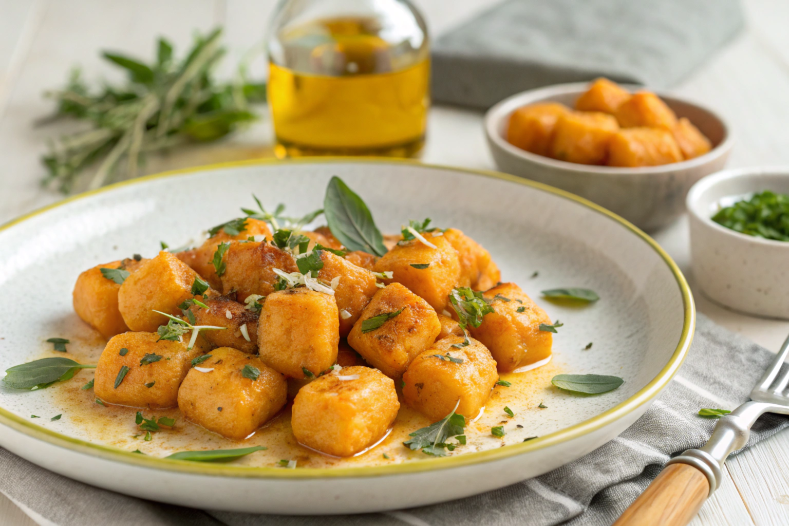 Homemade Sweet Potato Gnocchi: